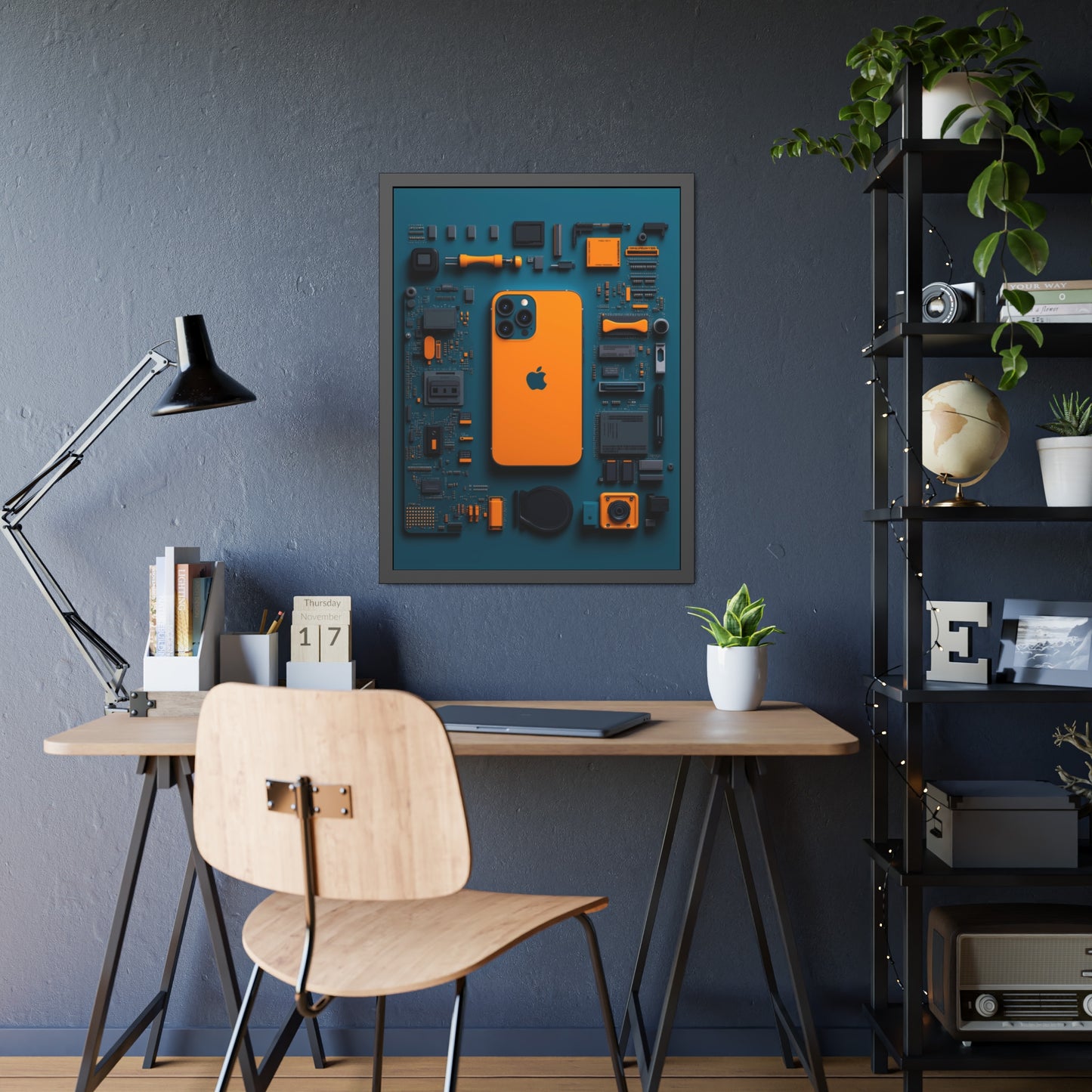 IPhone Orange Framed Poster US