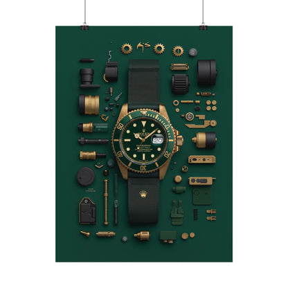 Rolex Rolled Poster