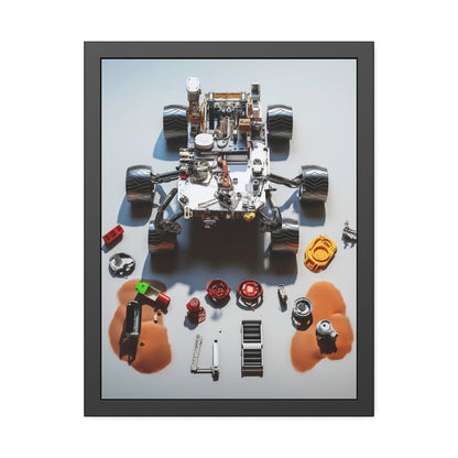 Space Rover Framed Poster US