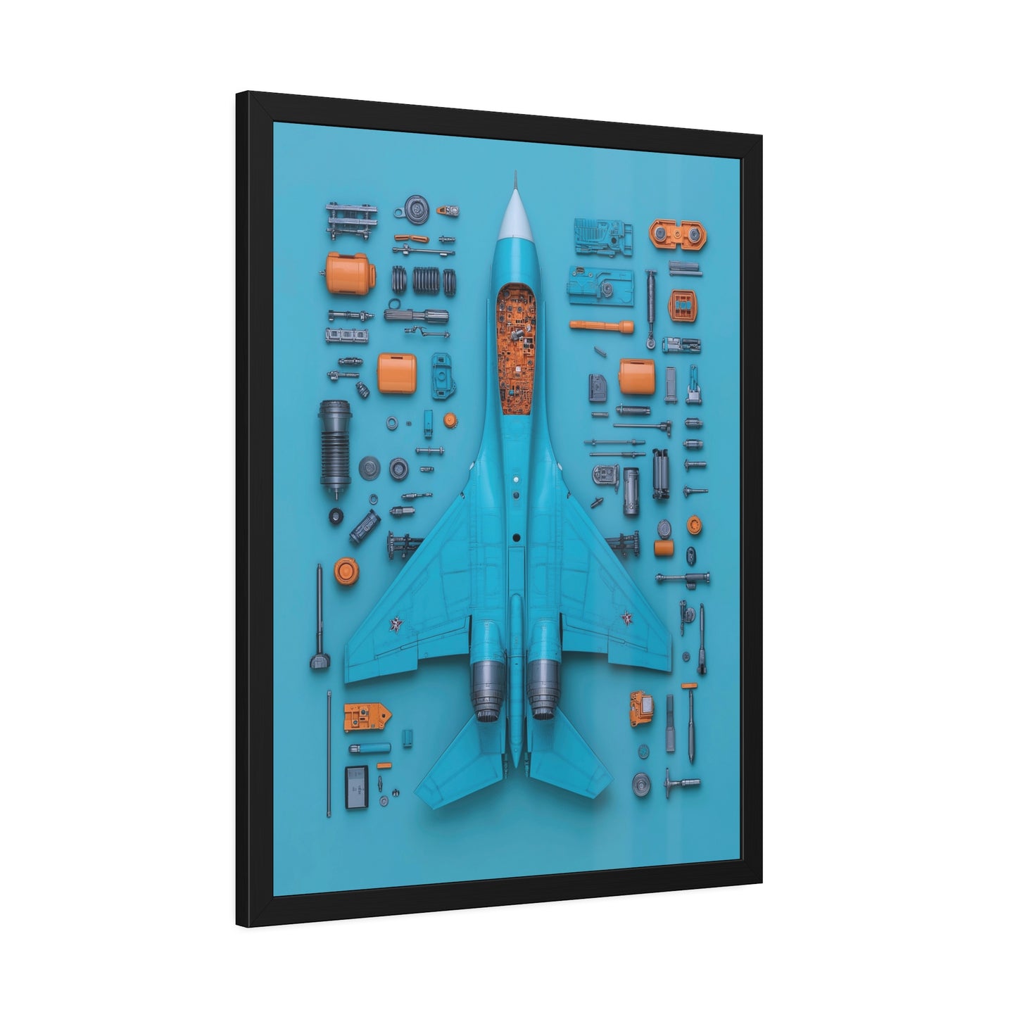 Jet Framed Poster US