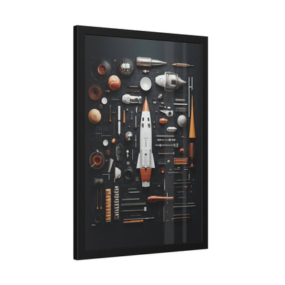 Space Project Framed Poster US