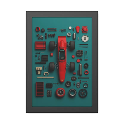 F1 Classic Framed Poster US