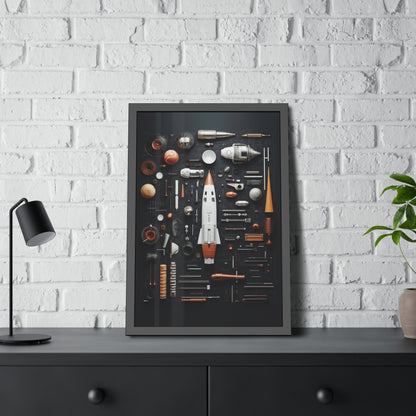 Space Project Framed Poster US