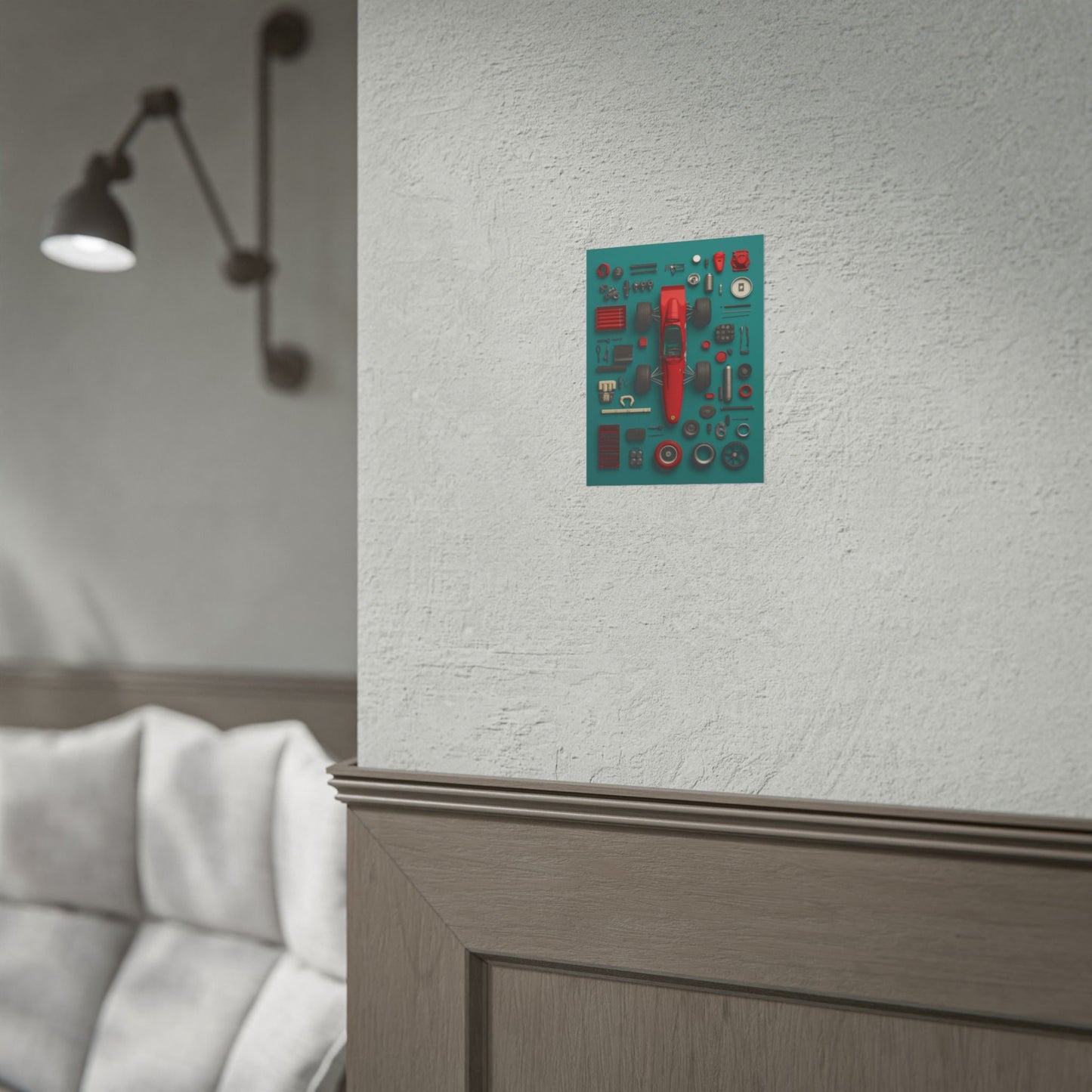 F1 Classic Van Rolled Poster