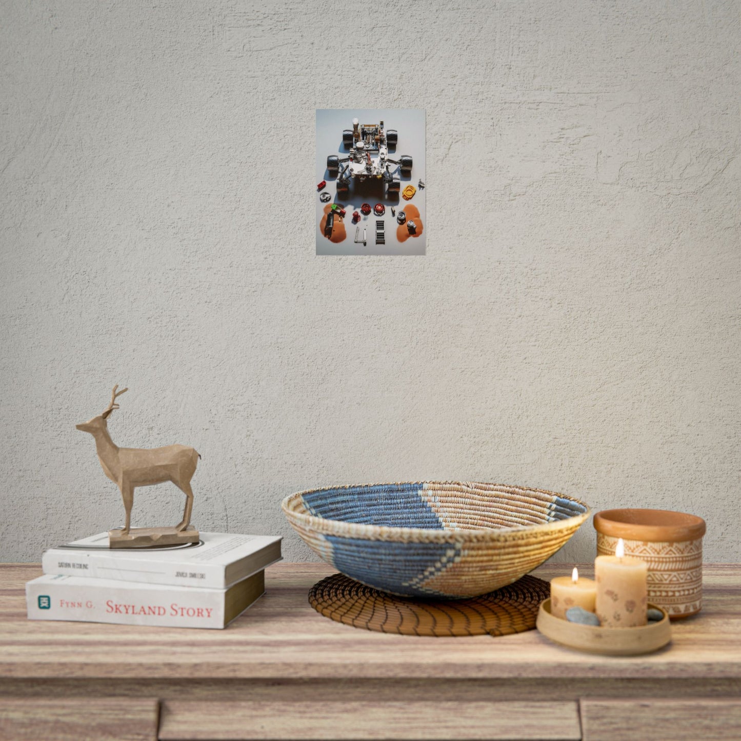 Space Rover Rolled Poster