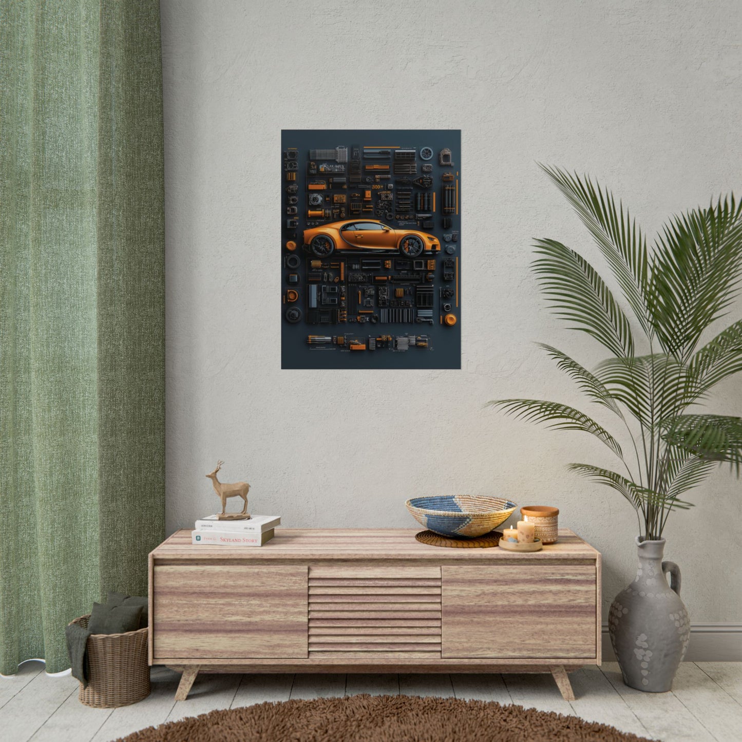 Bugatti Chiron Rolled Poster