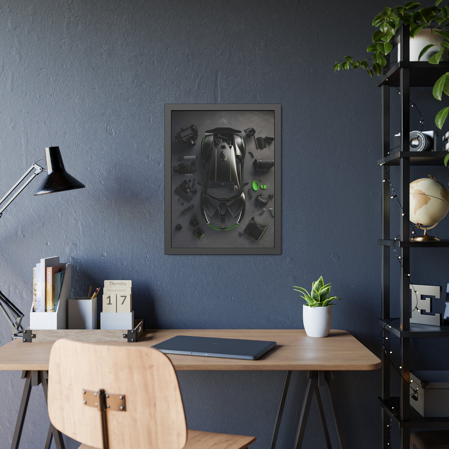 Black Lambo Framed Poster US