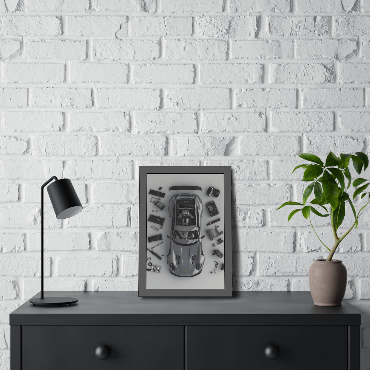 Porsche GT3RS Framed Poster US