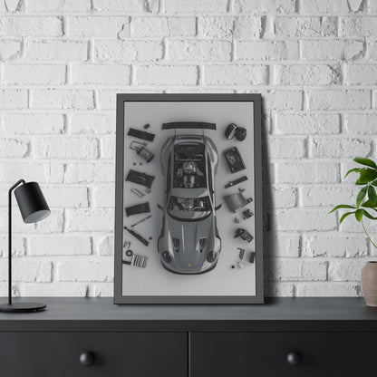 Porsche GT3RS Framed Poster US