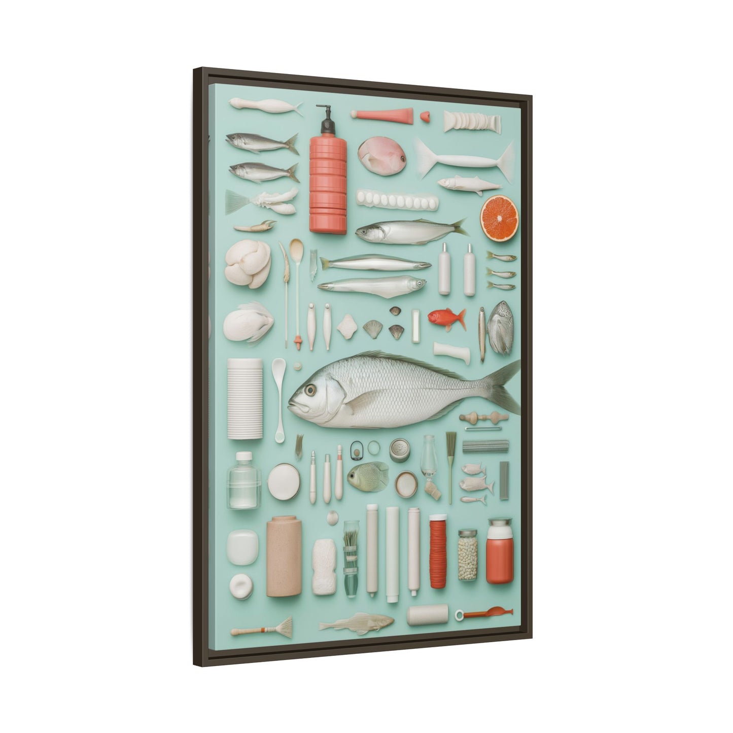 Fish Framed Canvas