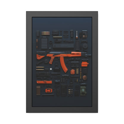 AK47 Framed Poster US