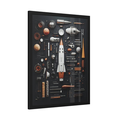 Space Project Framed Poster US
