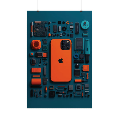 Phone Rolled Poster