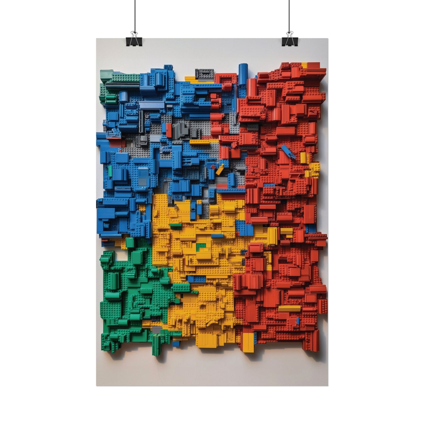 LEGO Blocks Rolled Poster