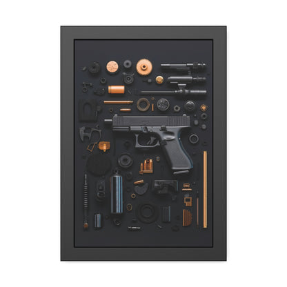 Black Gun_Art Framed Poster US