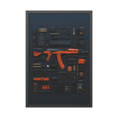 AK47 Framed Poster US