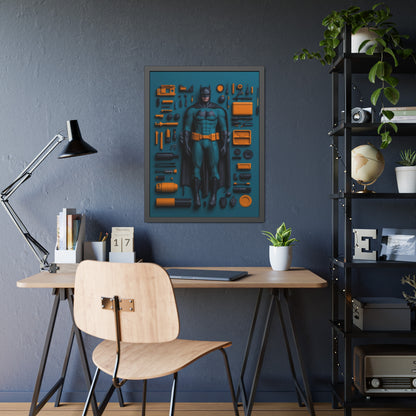 Bat man Framed Poster US
