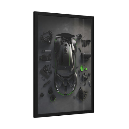Black Lambo Framed Poster US