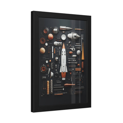 Space Project Framed Poster US