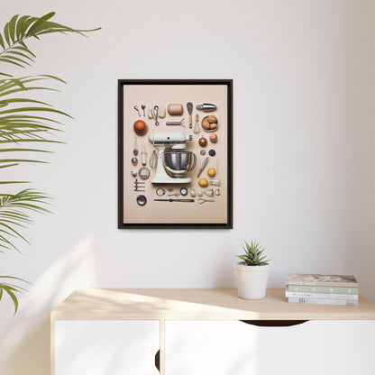 Shaker Shaker Framed Canvas