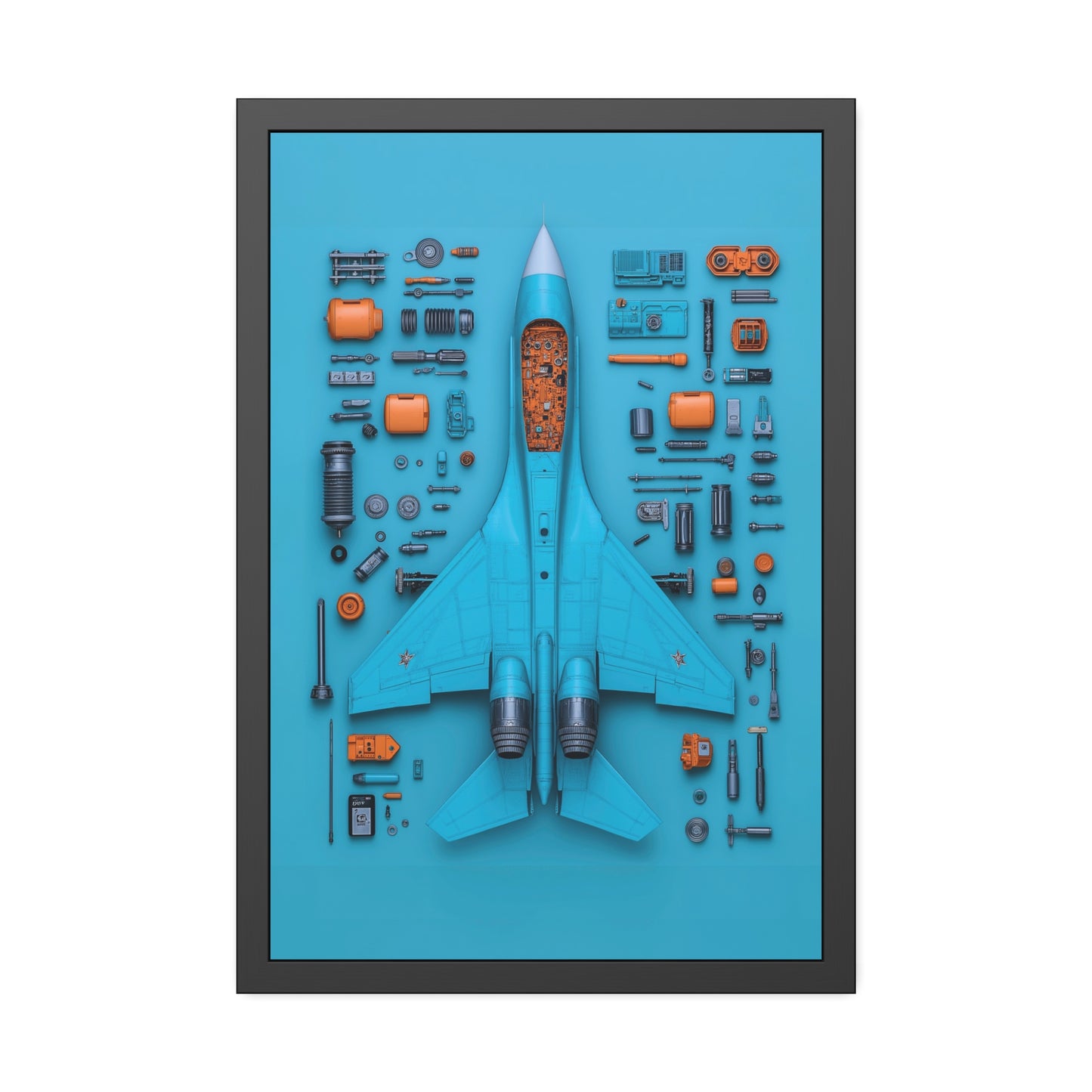 Jet Framed Poster US