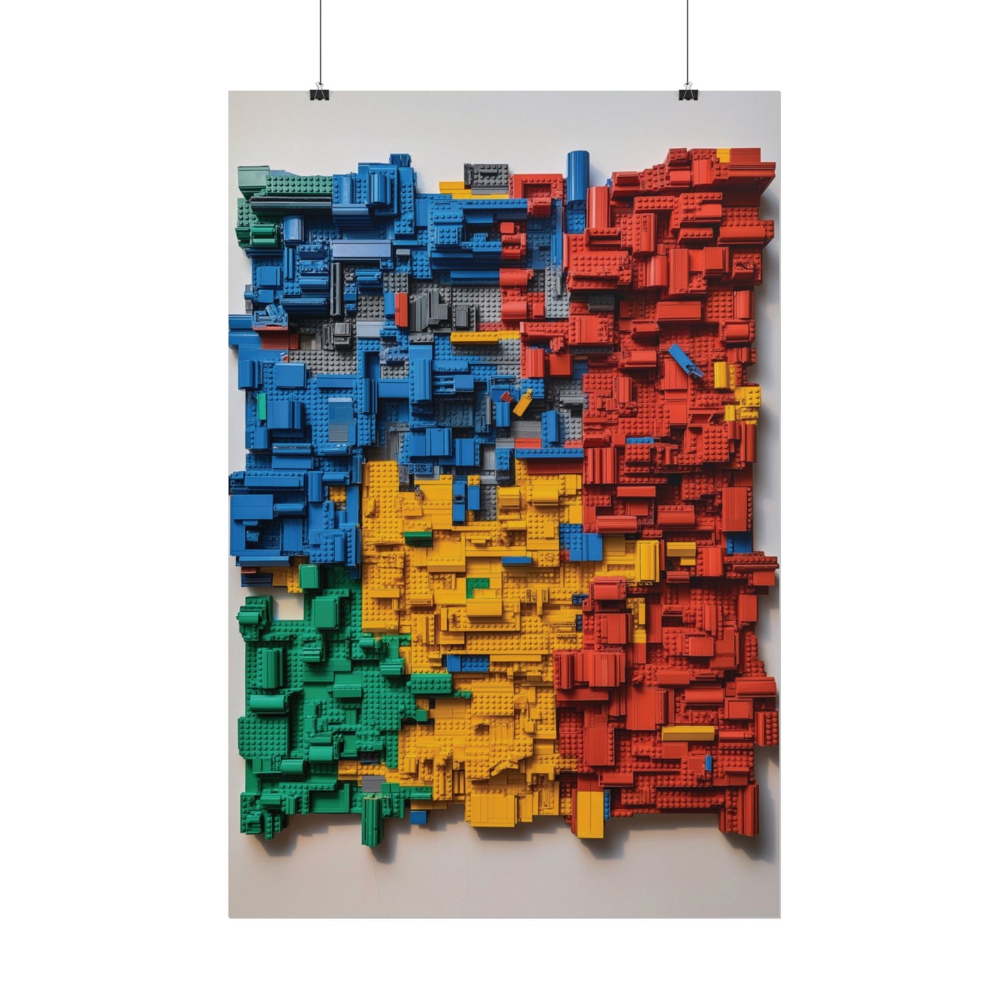 LEGO Blocks Rolled Poster