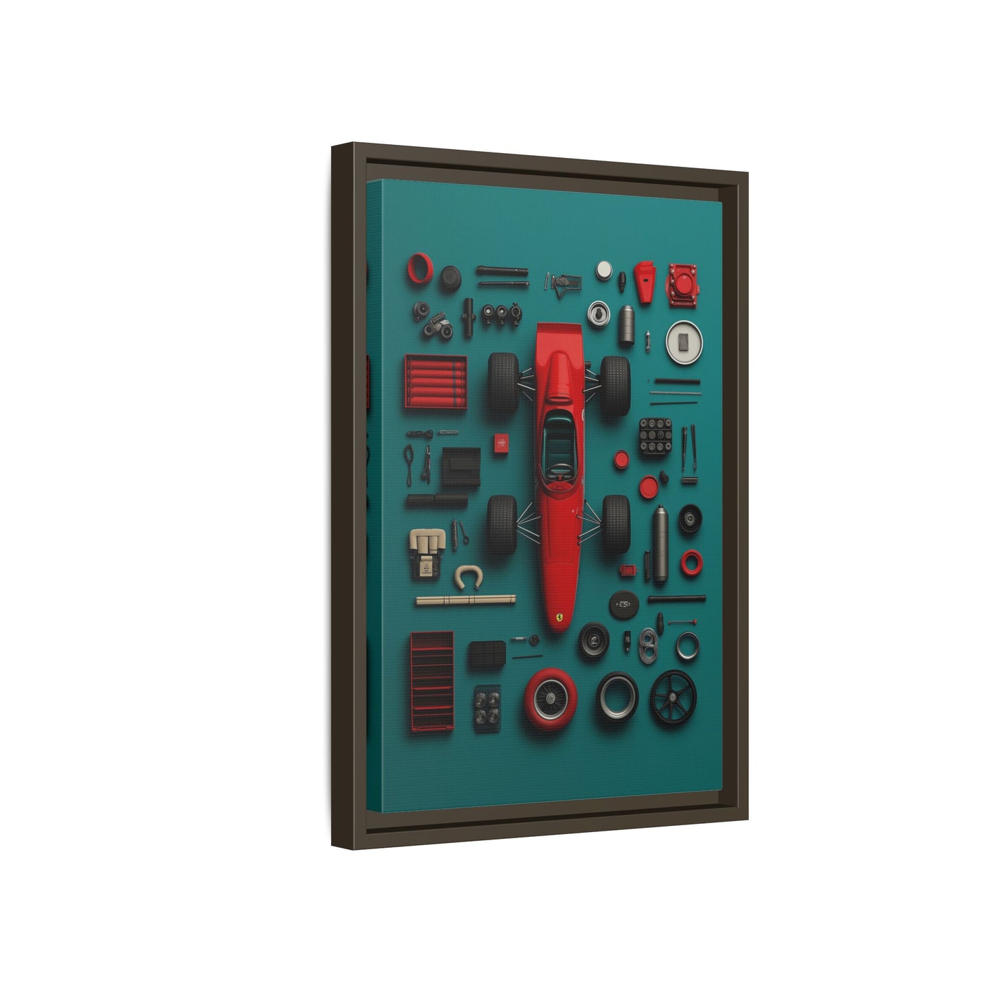 F1 Classic Framed Canvas