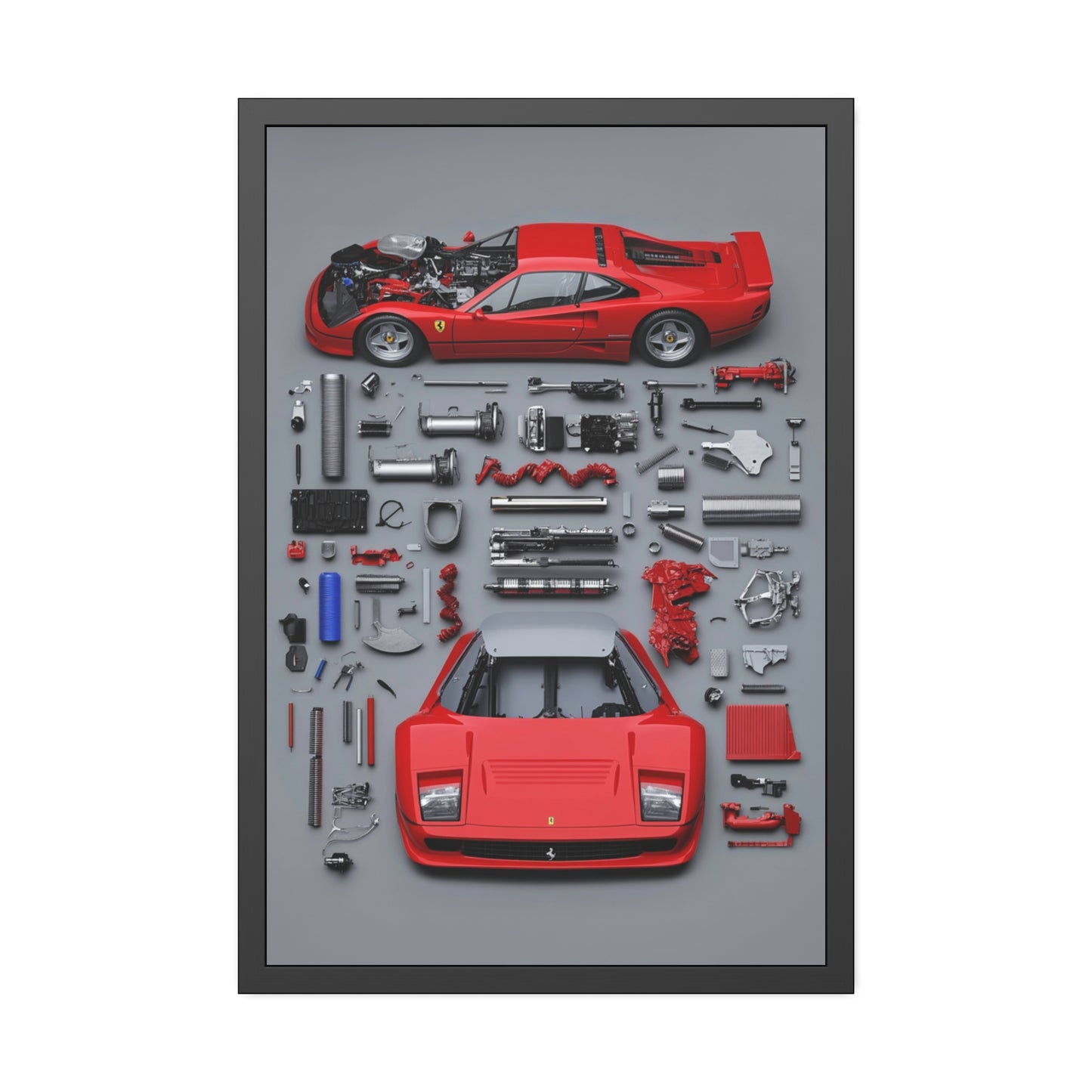 Prototype Classic Ferrari Framed Poster US