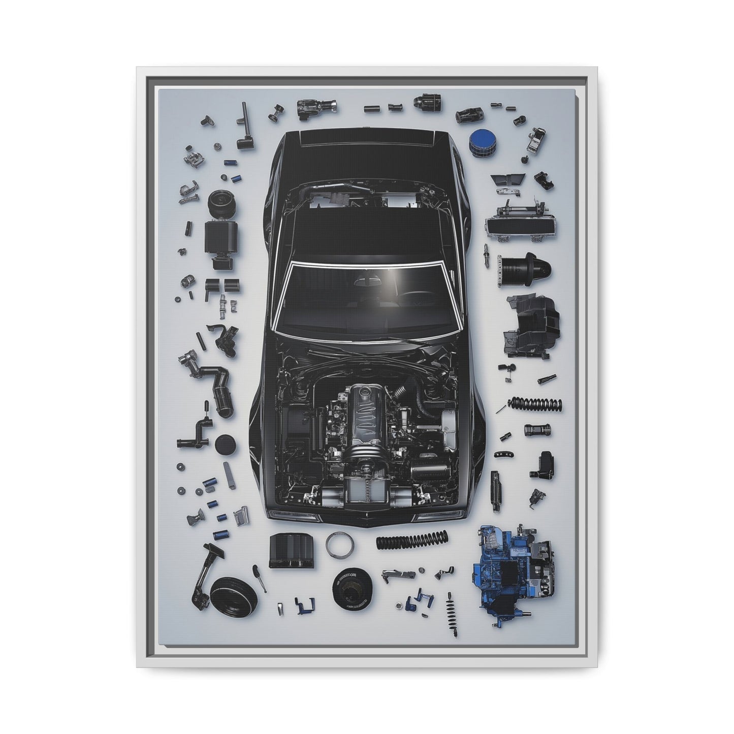 Chevrolet Chevelle SS Framed Canvas