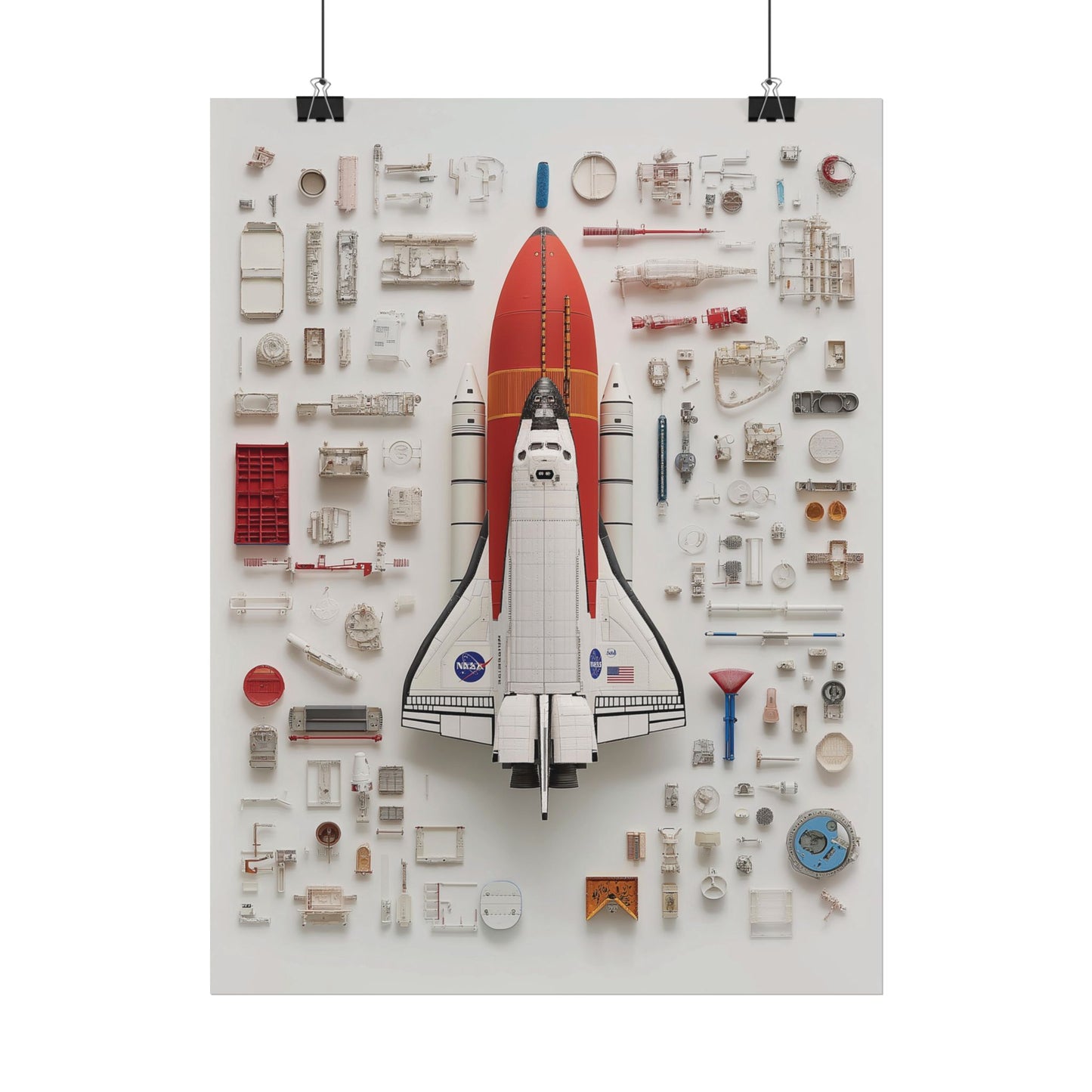 Shuttle Rolled Poster