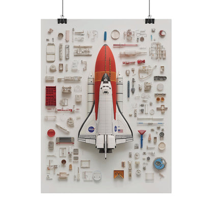 Shuttle Rolled Poster