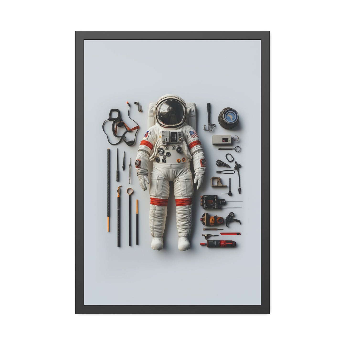 Astronaut Apollo Framed Poster US