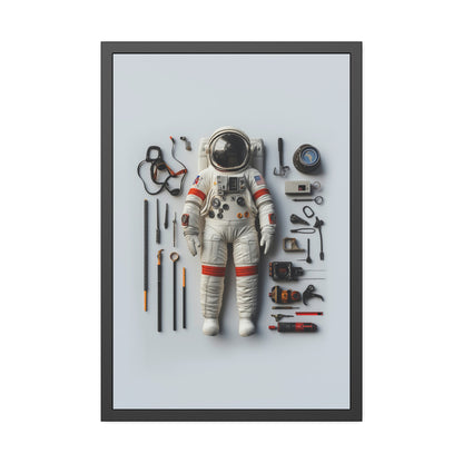 Astronaut Apollo Framed Poster US