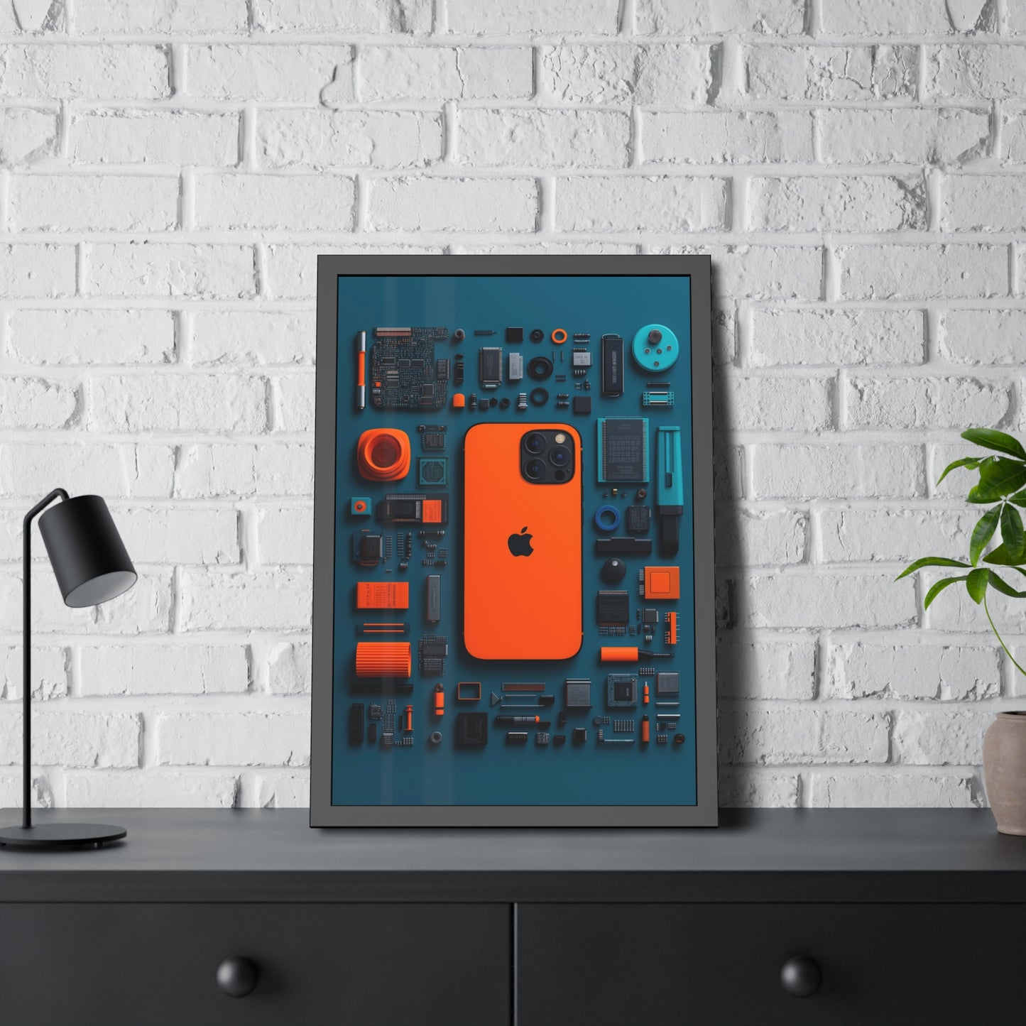 Phone Framed Poster US