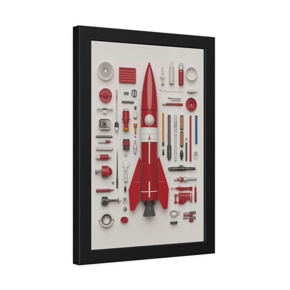 Red Rocket Framed Poster US