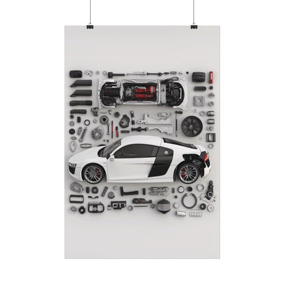 Audi R8 Rolled Poster