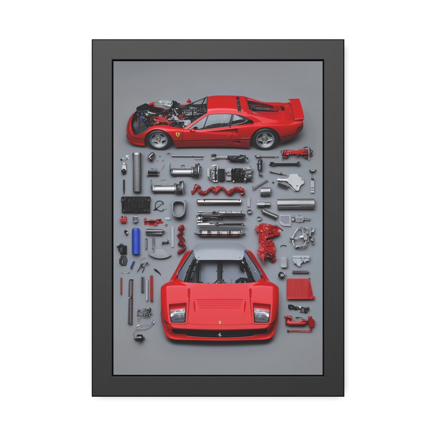 Prototype Classic Ferrari Framed Poster US