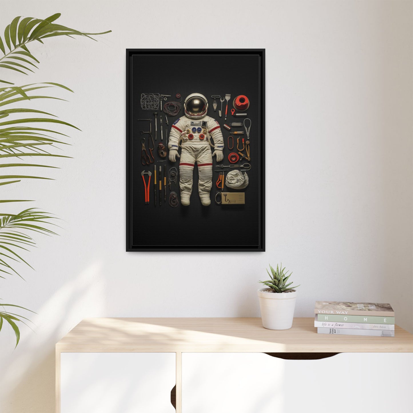 Astronaut Framed Canvas