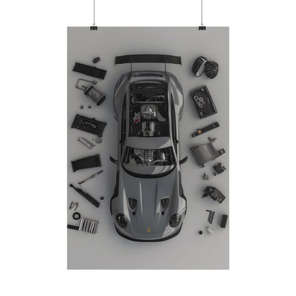 Porsche GT3RS Rolled Poster
