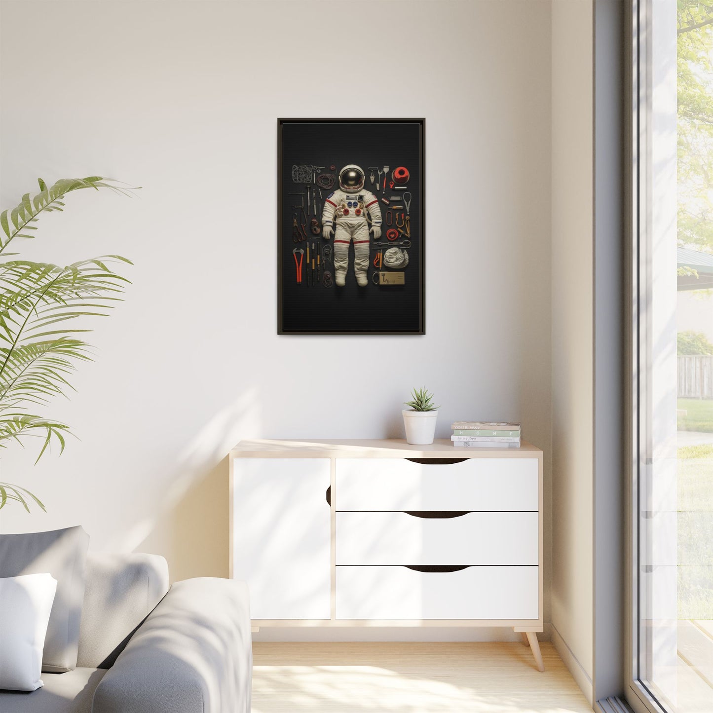 Astronaut Framed Canvas