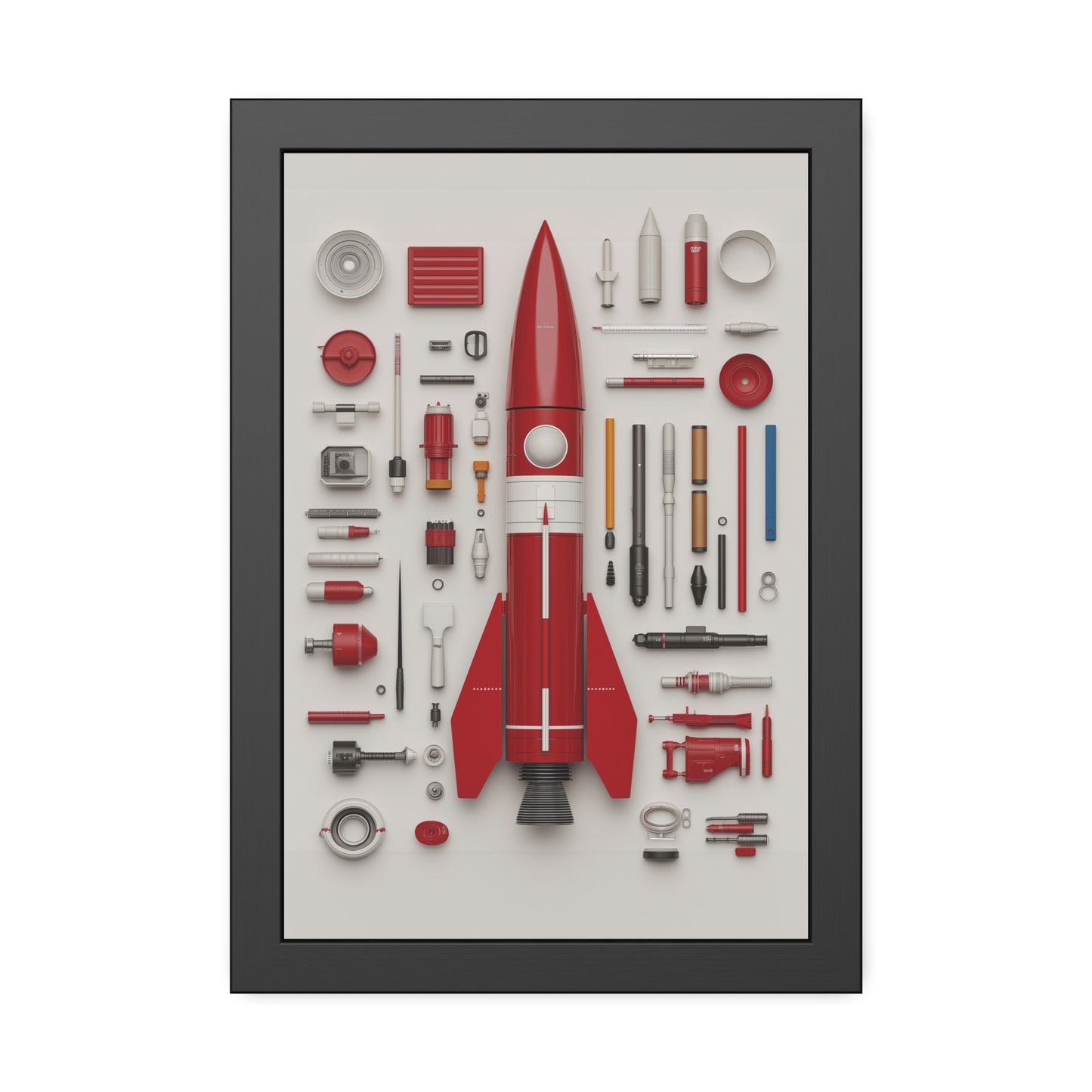 Red Rocket Framed Poster US