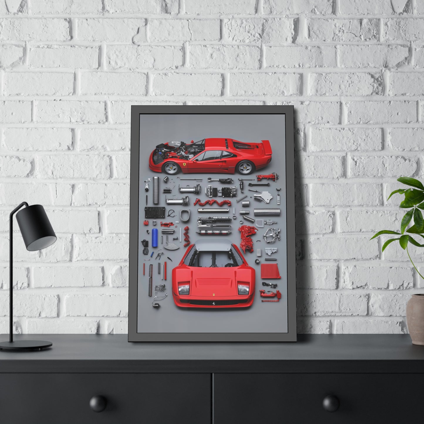 Prototype Classic Ferrari Framed Poster US