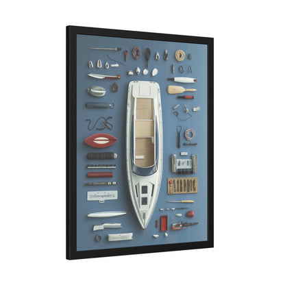 Fast Boat Framed Poster US