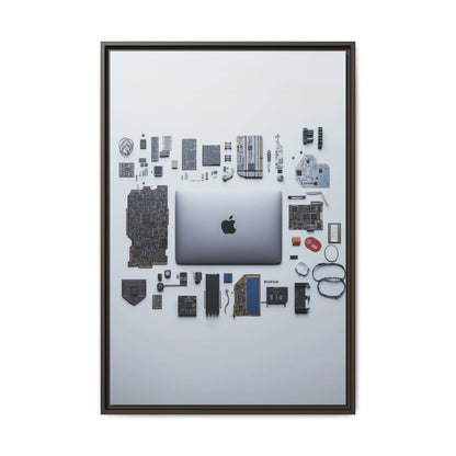 Grey Mac Framed Canvas