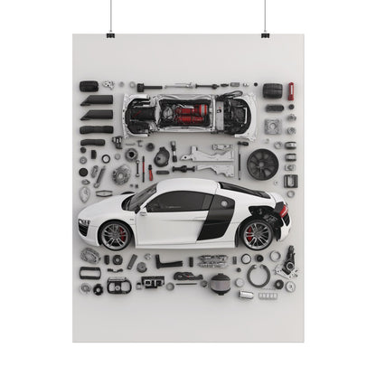 Audi R8 Rolled Poster