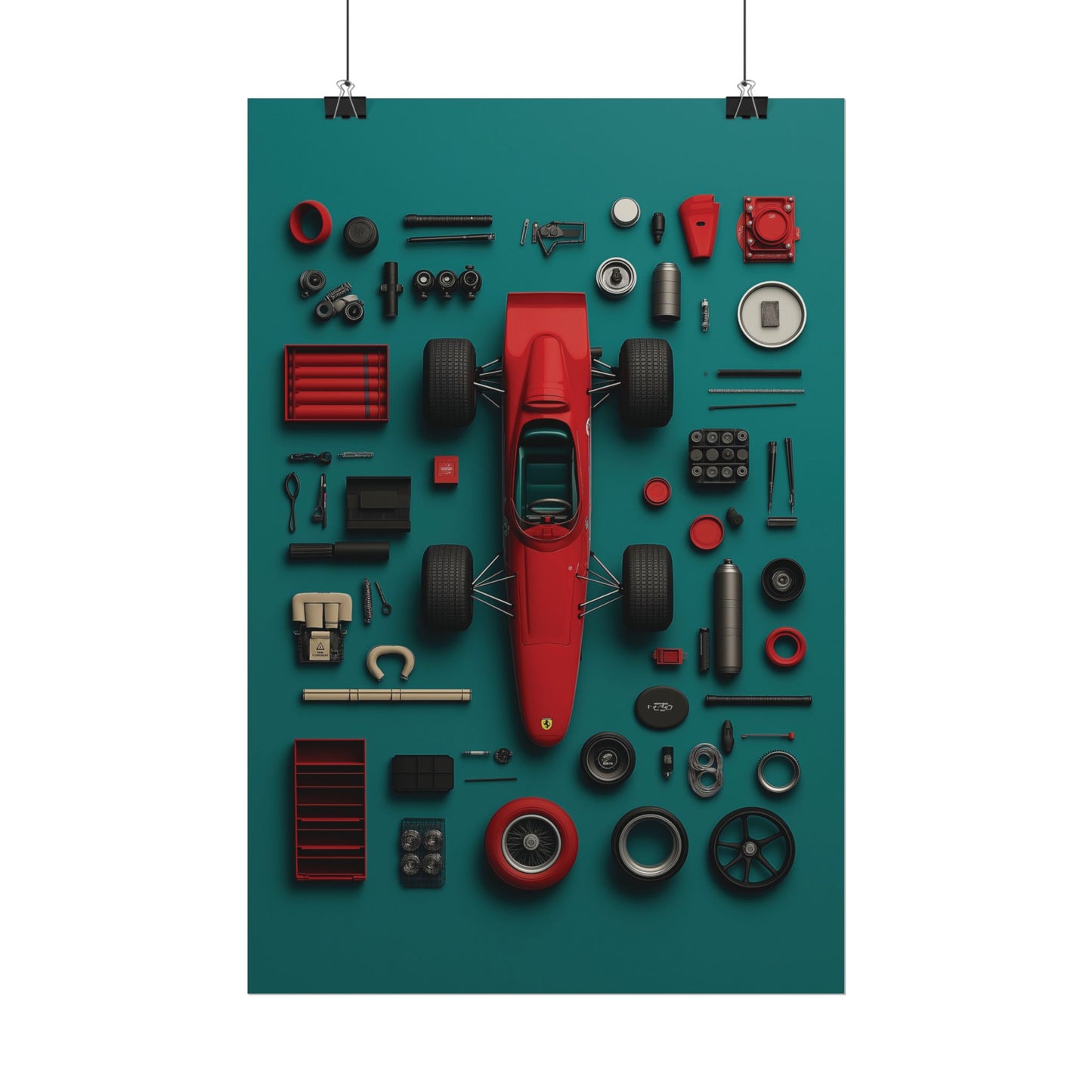 F1 Classic Van Rolled Poster