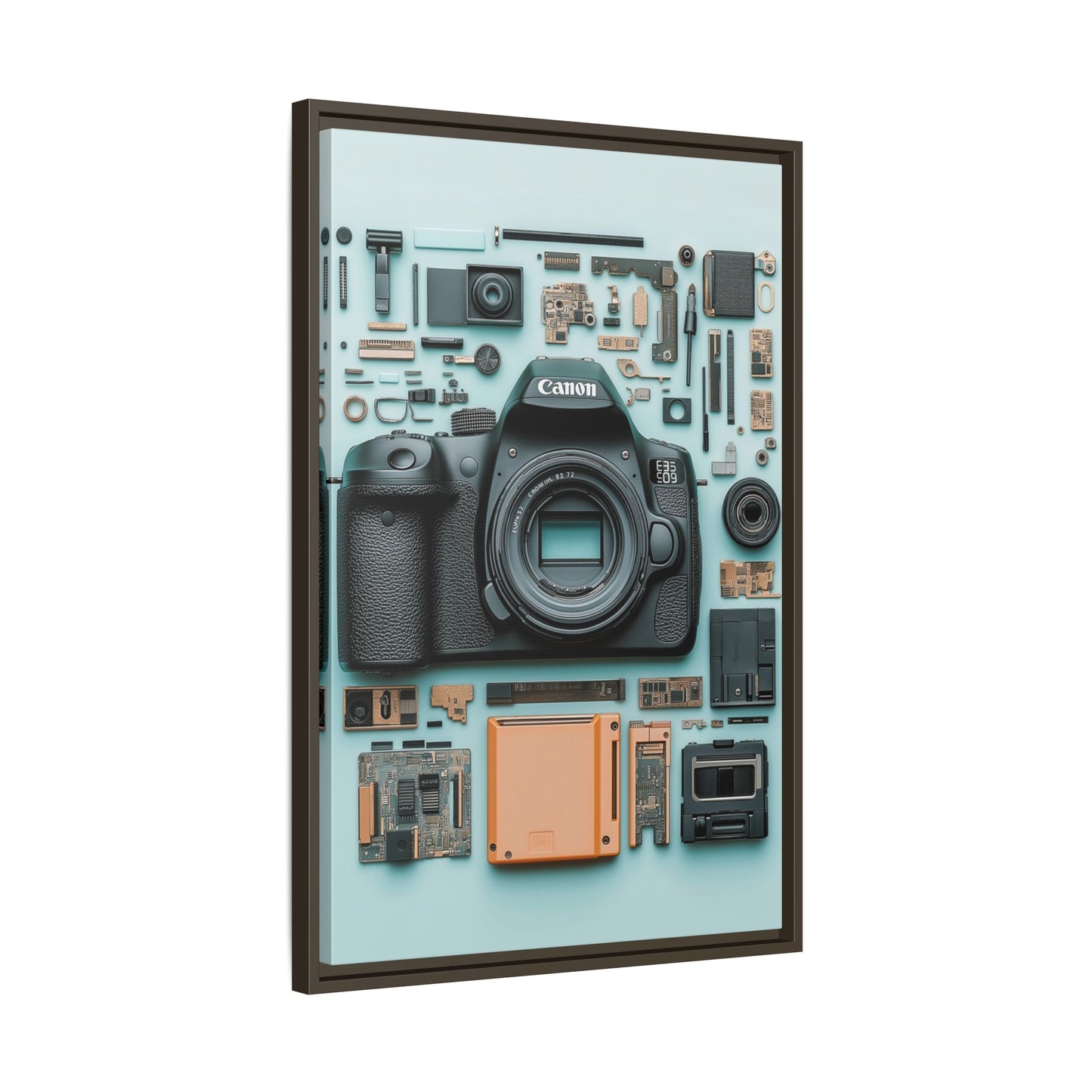 Canon Camera Framed Canvas