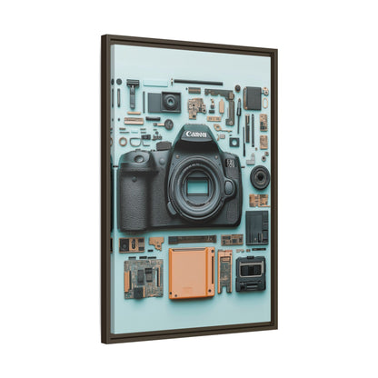 Canon Camera Framed Canvas