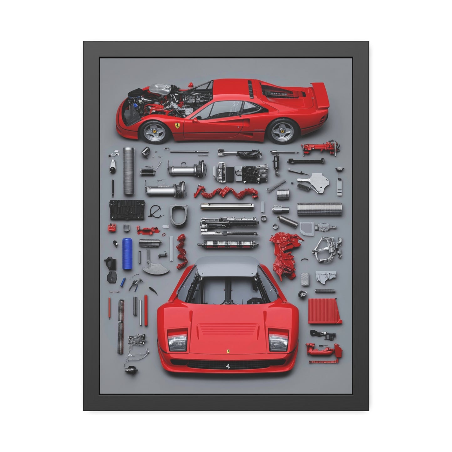 Prototype Classic Ferrari Framed Poster US