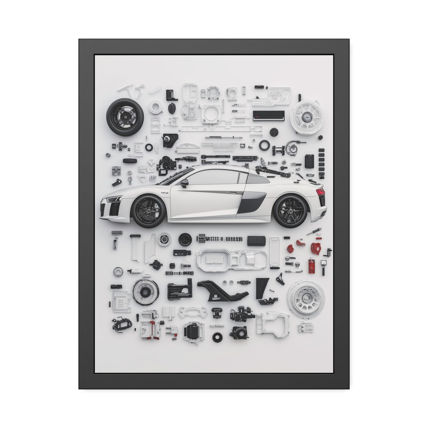 Audi R8 Framed Poster US